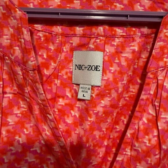 NIC+ZOE Spotty Stripes Dress Sleeveless Maxi Size L - Picture 5 of 13